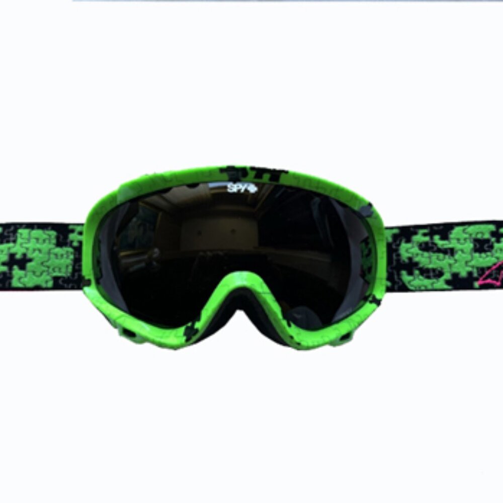 $175 Spy Soldier Todd Richard Snowboard Goggles Bronze Green Spectra Mirror Lens